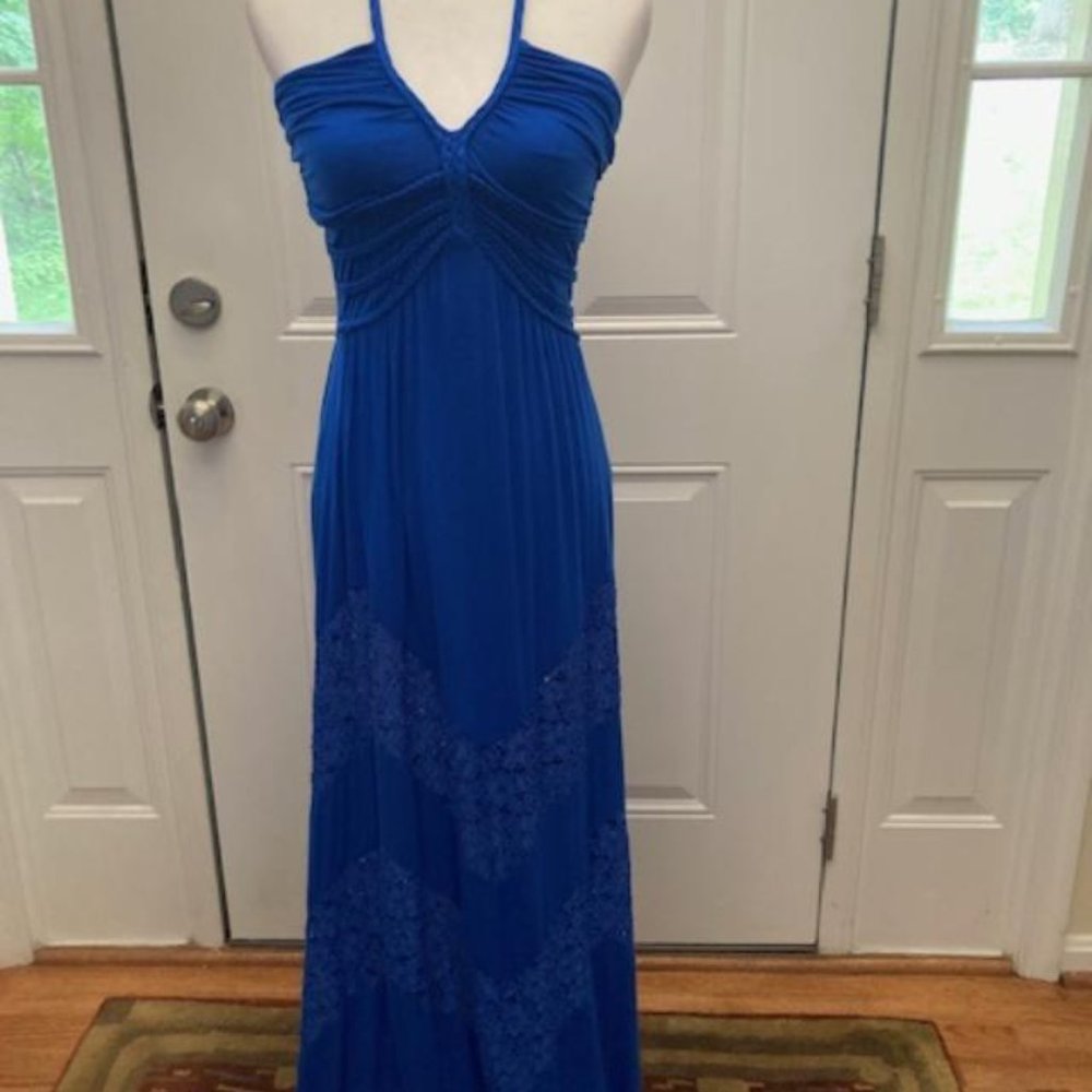 LA Class Blue Maxi Dress size S